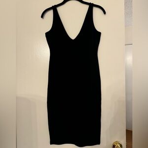 Black Knit Dress Size Medium. New With Tags. Never Worn